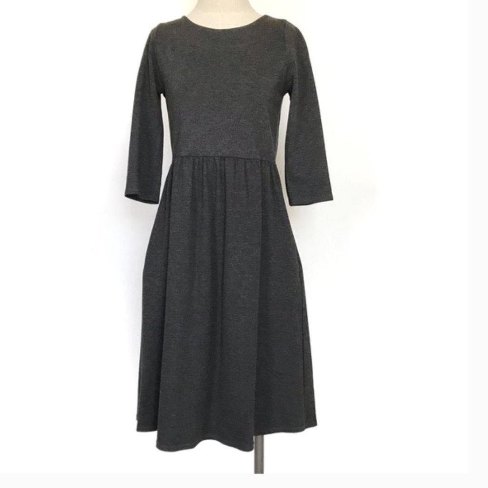 Orange Creek Gray Midi Dress